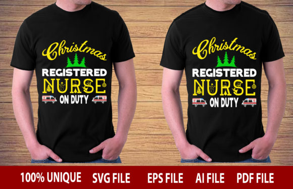 CHRISTMAS REGISTEED NURSE on DUTY DESIGN Graphics