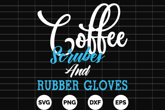 Coffee Lover Nurse T-Shirt Design: Graphics and Print Templates