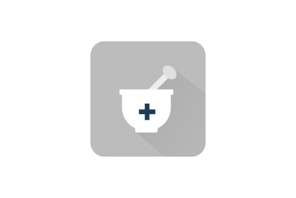 Medical Icon - Medicine Bowl Graphics and Icons