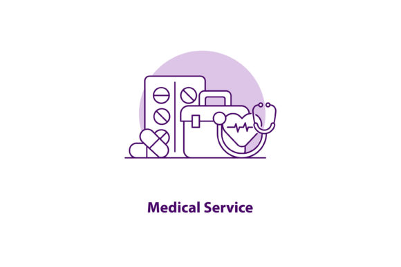 Medical Service Creative UI Concept Icon