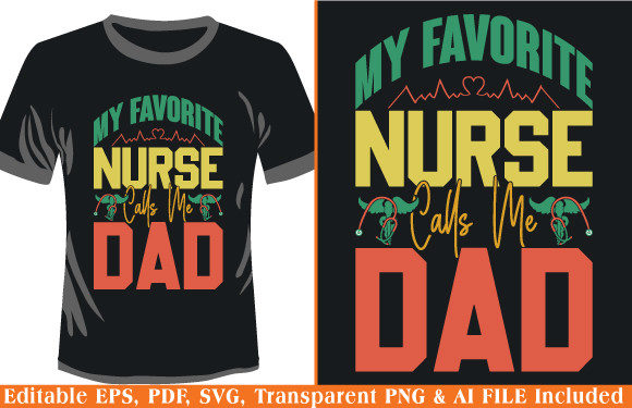 Nurse T-shirt Design My Favorite Nurse