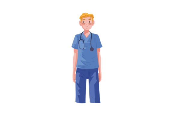 Nurse Treatment Vector Design: Graphics and Illustrations for Real Publishing