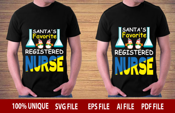 SANTA’S FAVORITE REGISTERED NURSE DESIGN