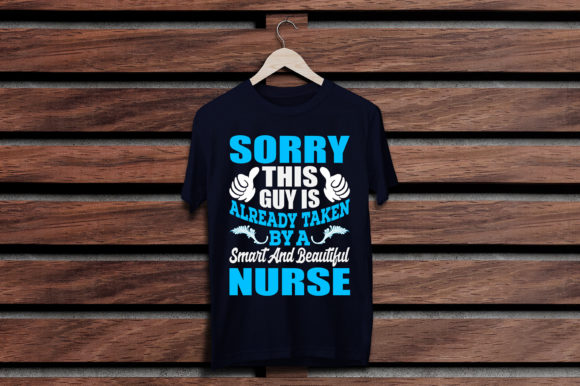 T-Shirt Design Template for Nurse